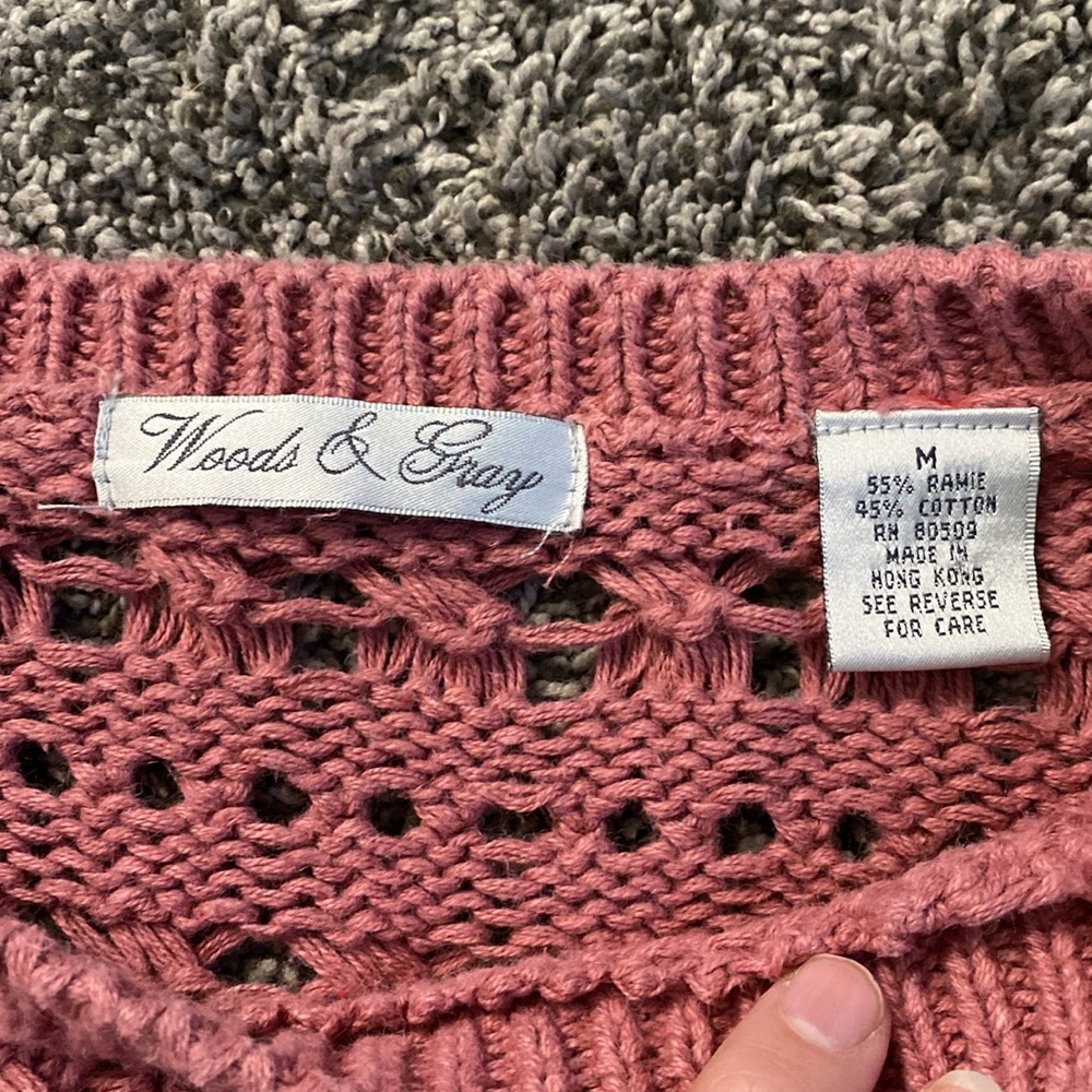 Woods & Gray Pink sweater - Picture 2 of 5